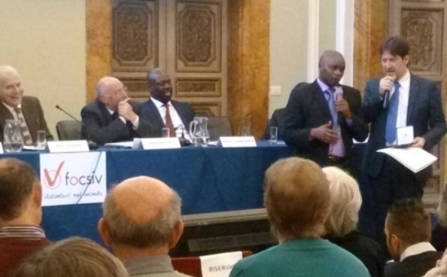 Samuel Murage vince il premio "Volontariato Internazionale 2016" FOCSIV