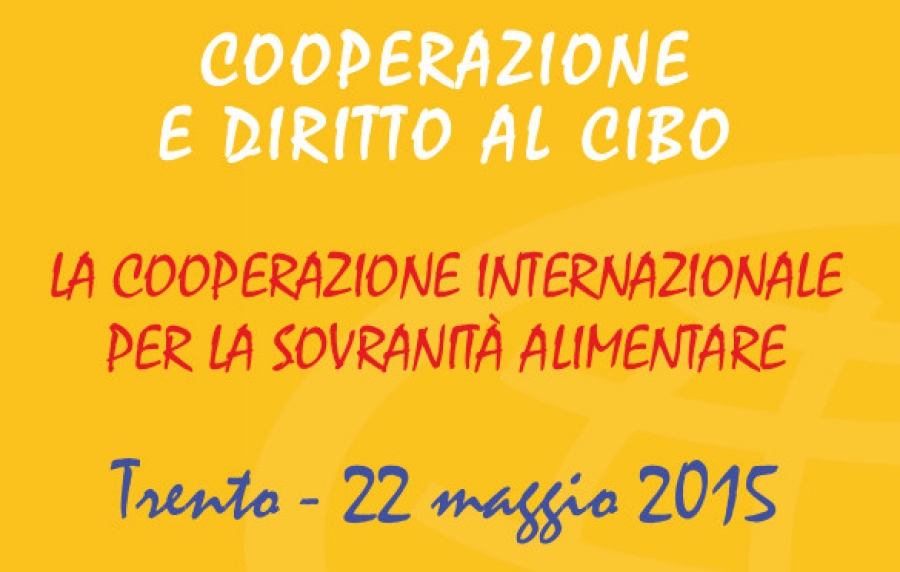 Seminario sul diritto al cibo il 22 maggio a Trento