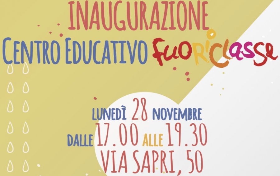 Inaugurazione Centro Educativo &quot;fuoriclasse&quot;