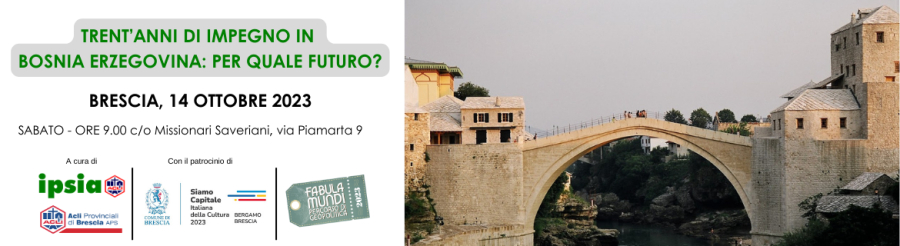 Trent&#039;anni di impegno in Bosnia Erzegovina